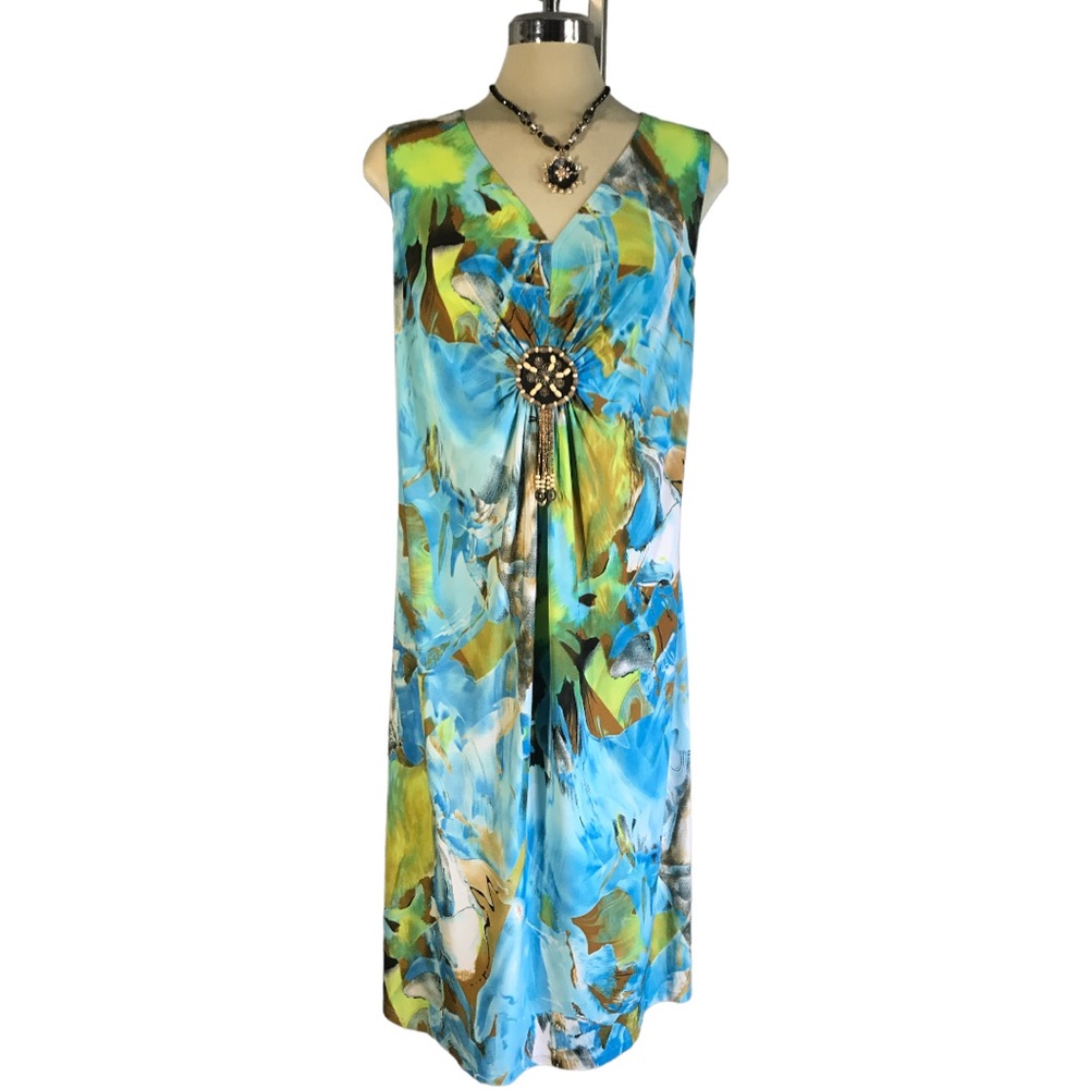 Amanda Collection Multicolour Sleeveless Size 1XL